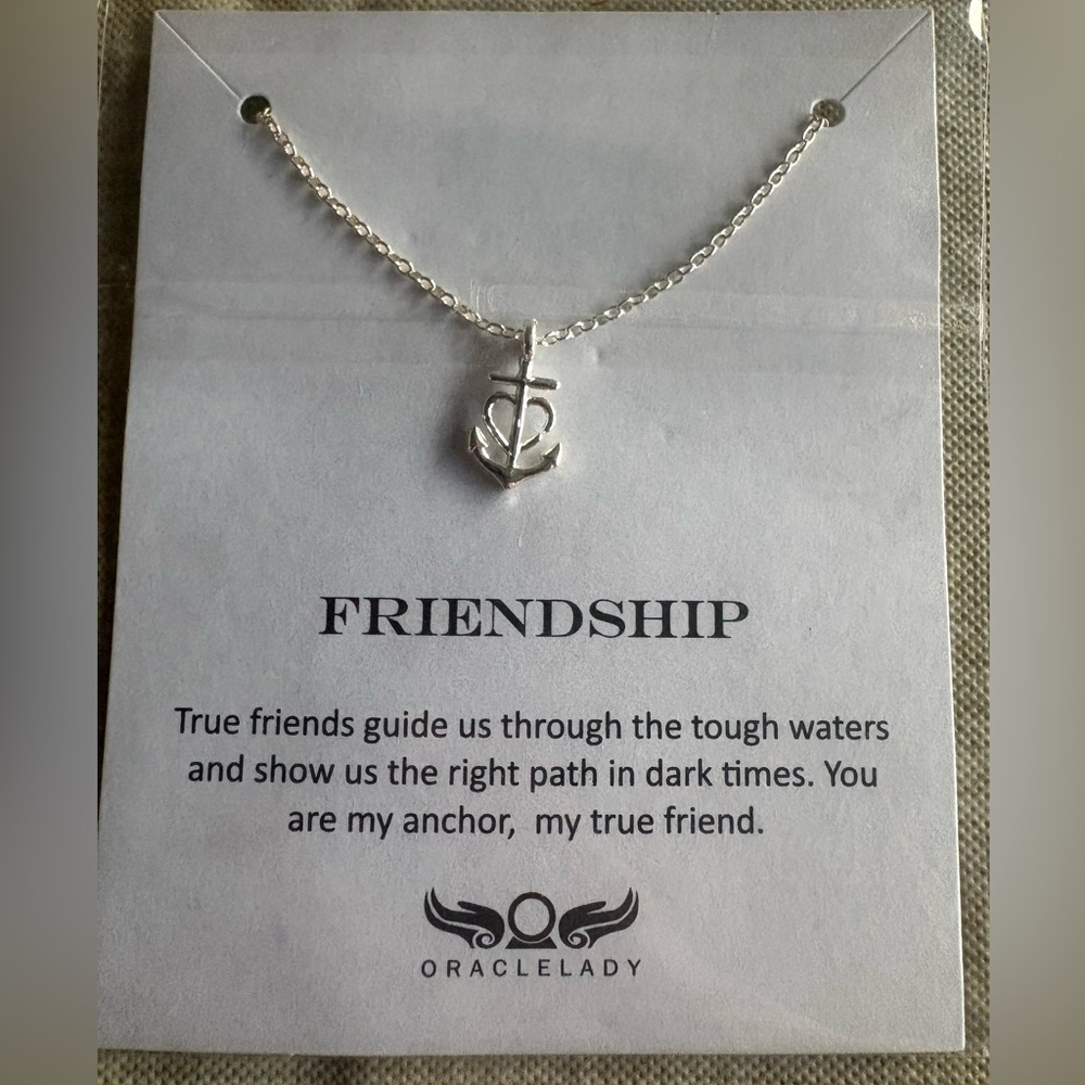Silver Anchor Necklace